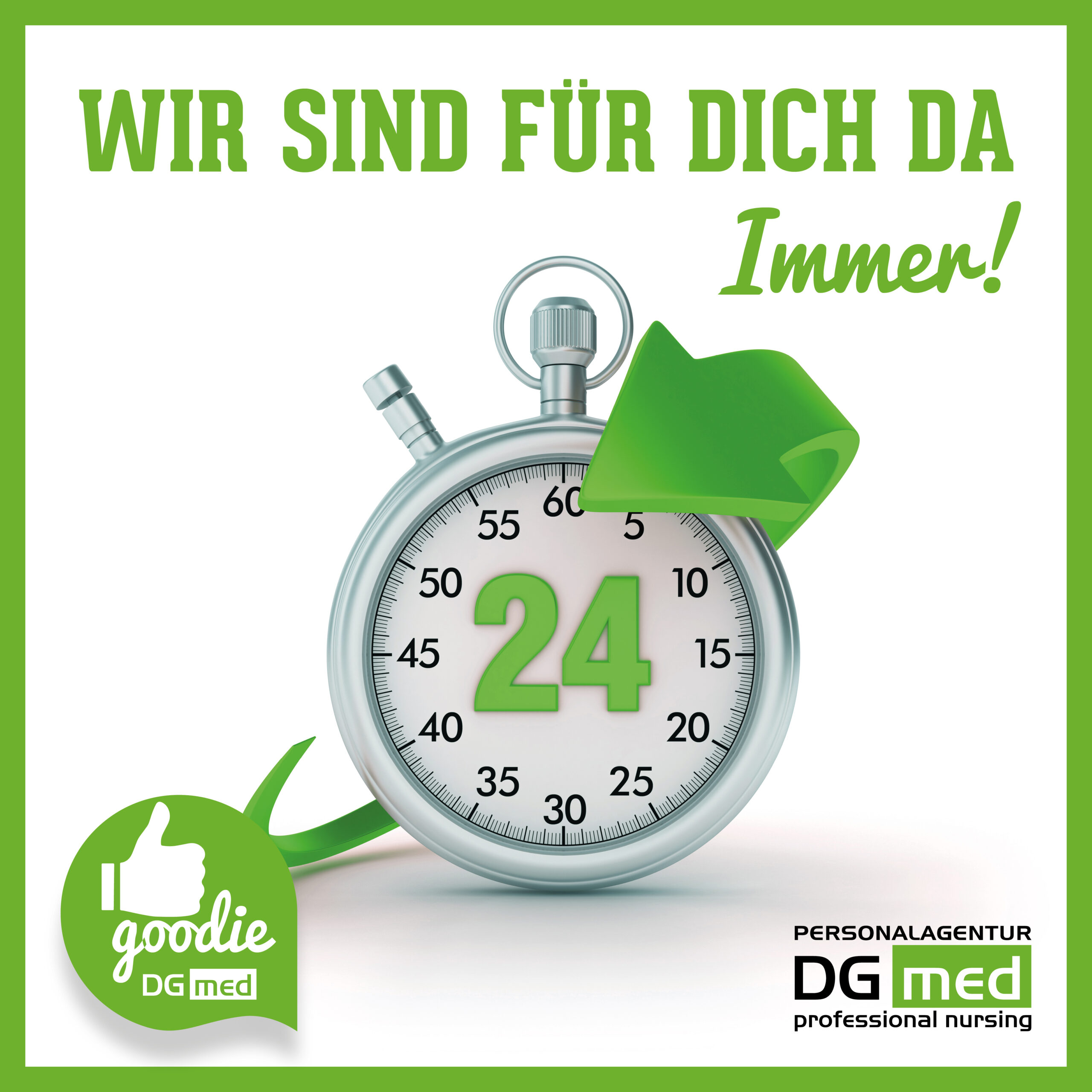 DGmed Blogartikel: Goodie 24/7 Erreichbarkeit